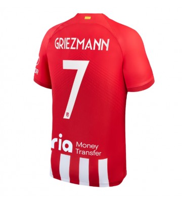 Atletico Madrid Antoine Griezmann #7 Replika Hjemmebanetrøje 2023-24 Kortærmet